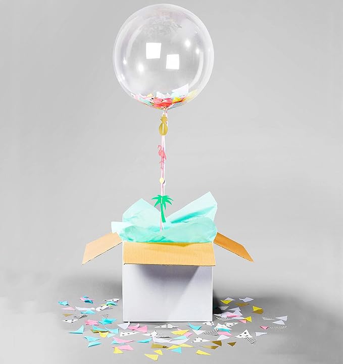 36 Inch Bobo Balloons Bubble Balloons, 4 Pcs Clear Bobo Balloon, Large Transparent Bubble Balloon for Christmas Wedding Birthday Party Decoration