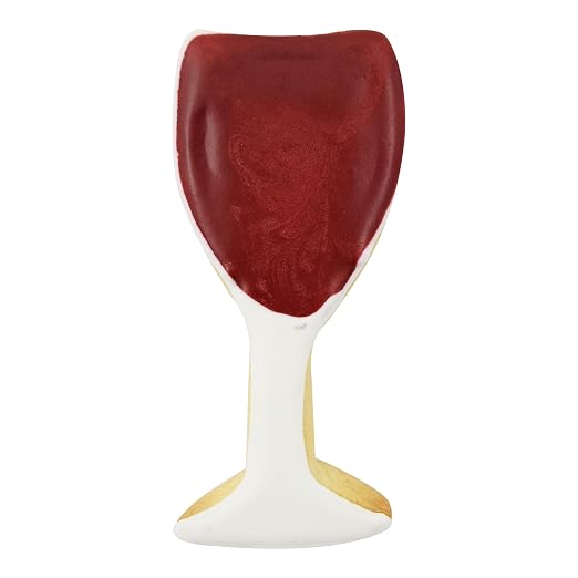 R&M International 1978 Beverage Cookie Cutters, Martini Glass, Champagne Flute, Champagne Bottle, Bottle, Wine Glass, Margarita Glass, 6-Piece Set