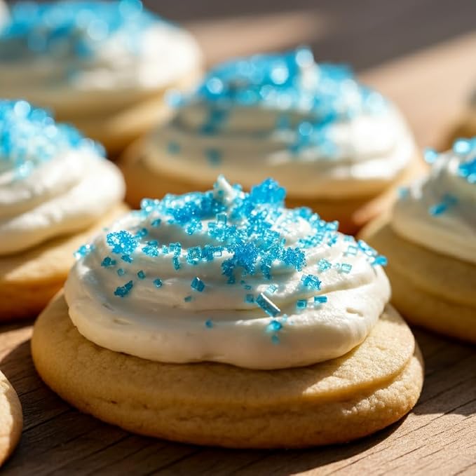 Bakerpan Royal Blue Sugar Sprinkles for Baking - 7 oz Coarse Sparkling Decorating Sugar Crystals for Baking Topping, Cookies & Cupcakes | Kosher, Gluten-Free, Made in USA