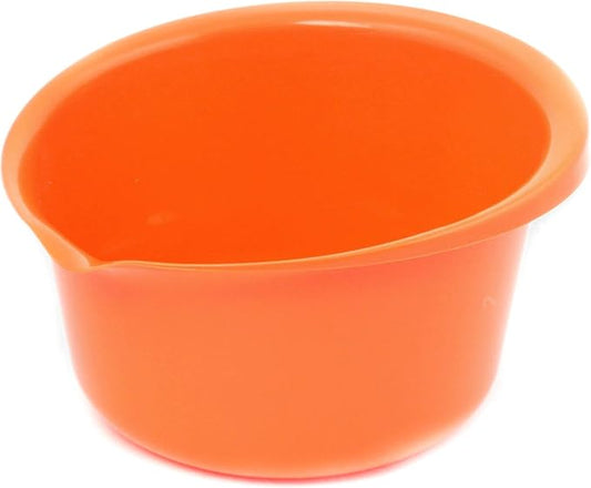 Chef Craft Select Plastic Mixing Bowl, 4 quart capacity, Orange