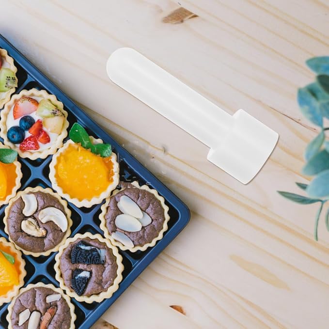 VOSAREA Press Stick Tart Shaper Tamper Pastry Dough Presser for Egg Tart Molds Waffle Cone Roller
