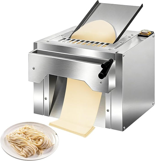 Electric Dough Roller Sheeter, Table Top Pizza Dough Press Mahcine, Commercial Press Machine,Pastry Sheeter Maker for Baking, For Making Pastries, Croissants, Pies,Cookies, Pizzas, Etc. 110V