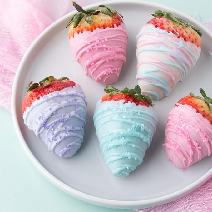 Sweets Indeed Dye Free Sugar Sprinkles, Pastel 6 Cell Edible Sprinkle Mix Perfect for Spring Cake Decorations Baking Ice Cream Cookies Cupcake Topper (Pastel Sugar)