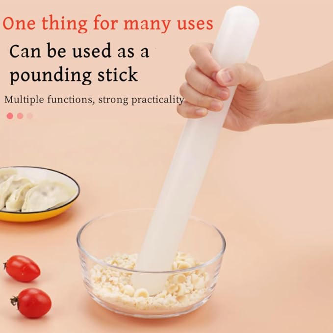 Fondant Rolling Pin, 9.1in Cake Rolling Pin Non Stick Roller Nylon Pizza Dough Roller DIY Cake Baking Decorating Tool for Cookie Pastry Fondant