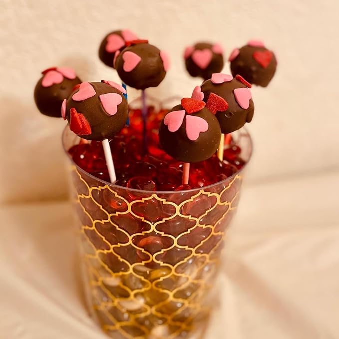 Edible Valentines Sprinkles for Baking,Pink, Red and White Heart,Jimmies,Nonpareils,Sanding Sugar for Love Valentines Day Cake Cookies Cupcake Topper Decorating