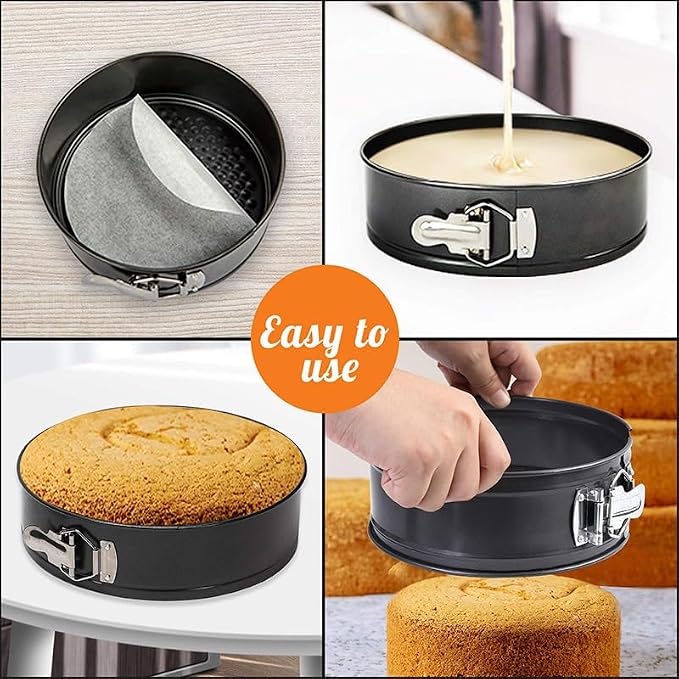 7 Inch Cake Pan, Non-Stick Springform Pan, Bakeware Cheesecake Pan, Removable Bottom/Leakproof Cake Pan for Instant Pot 6, 8 Qt Pressure Cooker