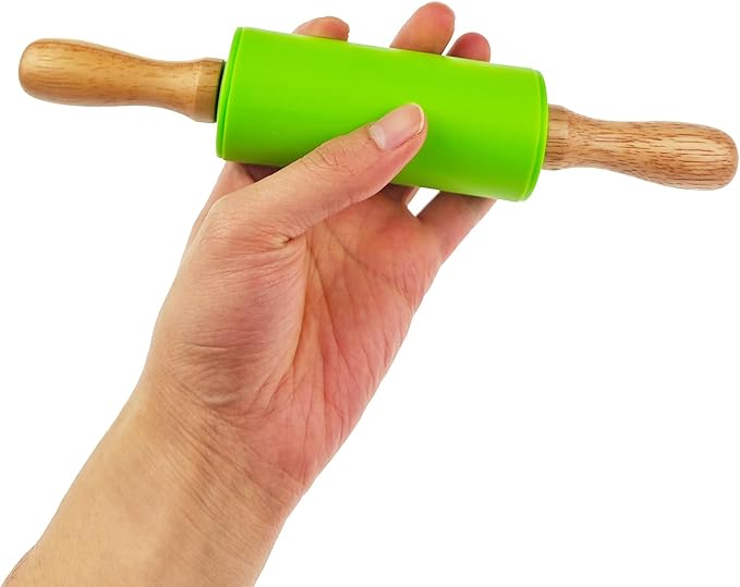 8 Pack Small Rolling Pin for Kids, Kids Rolling Pin for Home Kitchen (9 Inch)