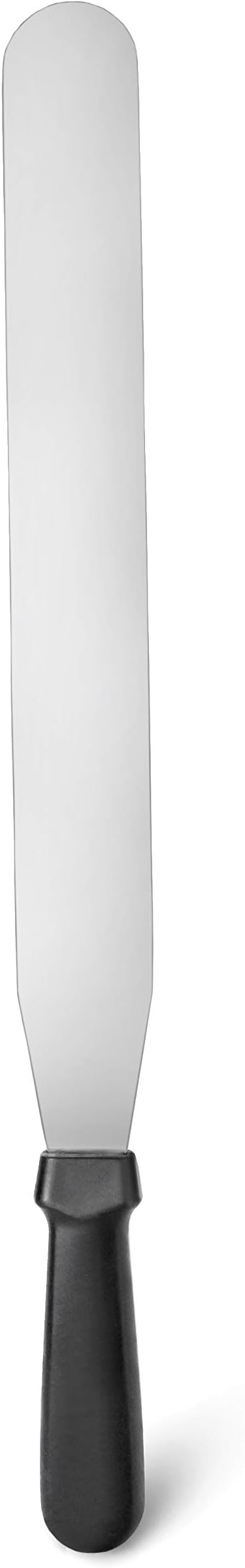 New Star Foodservice Straight Icing Spatula, 14 Inch Blade, 19 Inch Overall, Bakery-Grade Stainless Steel Spatula for Large Cakes