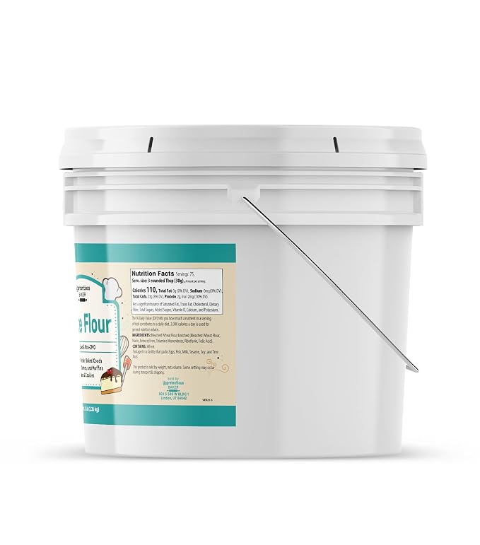 Unpretentious Cake Flour, 1 Gallon, Great For Cakes, Biscuits, Scones, Muffins