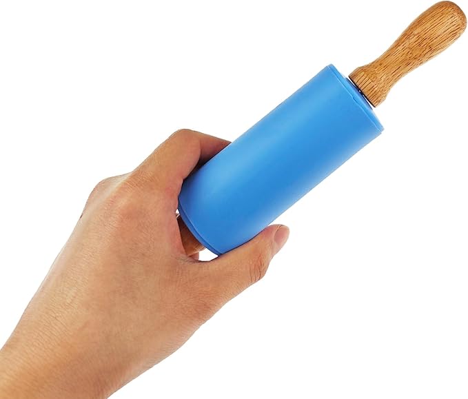 16 Pack Small Rolling Pin for Kids, Kids Rolling Pin for Home Kitchen (9 Inch)