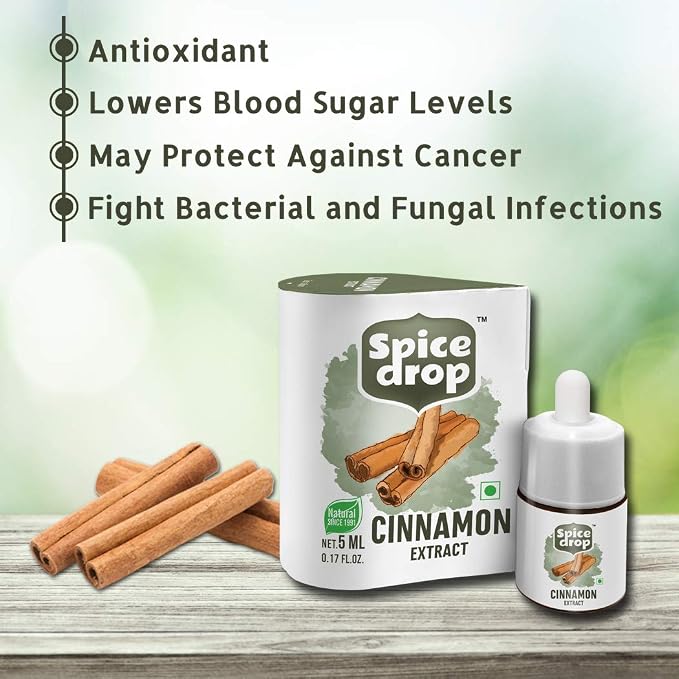Spice Drop Variety Combo Pack Of 7 |Chai Masala, Cardamom, Ginger, Lemongrass, Cinnamon, Clove, And Black Pepper Extract| Vegan | Natural Extracts |180 Drops Each | 0.17 Oz * Set Of 7