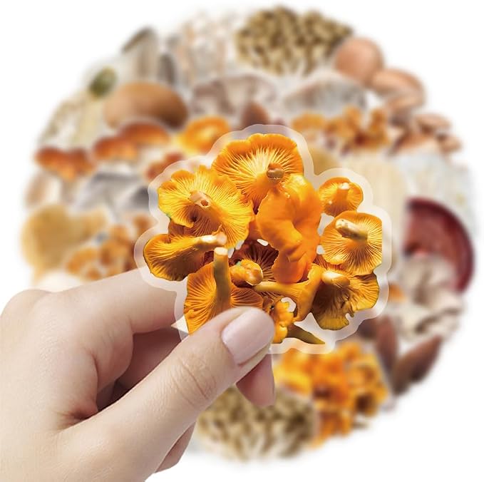 100Pcs Fruit&Vegetables Stickers for Scrapbook, Waterproof Fruit PET Vegetables Decals for Water Bottles Laptop Scrapbooking Journaling Guitar Suitcase Phone Gifts for Kids Teens