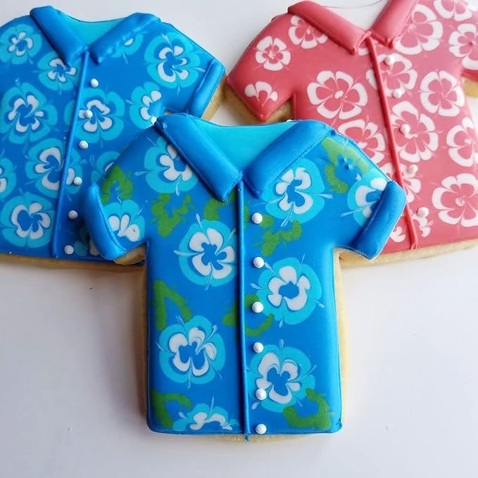 Ann Clark 2-Pc. T-Shirt/Jersey Cookie Cutter Set, Made in USA, 3-3/4” and 4-1/2”
