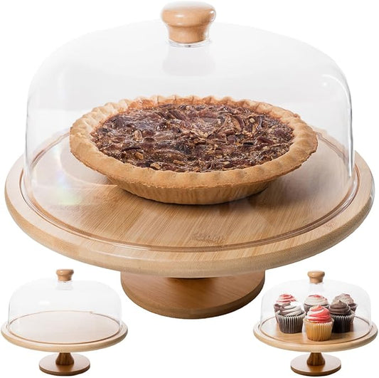 ANGORA BRANDS Cake Stands with Dome - Stylish Cake Stand with Dome - Stand With Lid- Cake Holder with Dome - Decorative Dome for Cake Stand by Antere