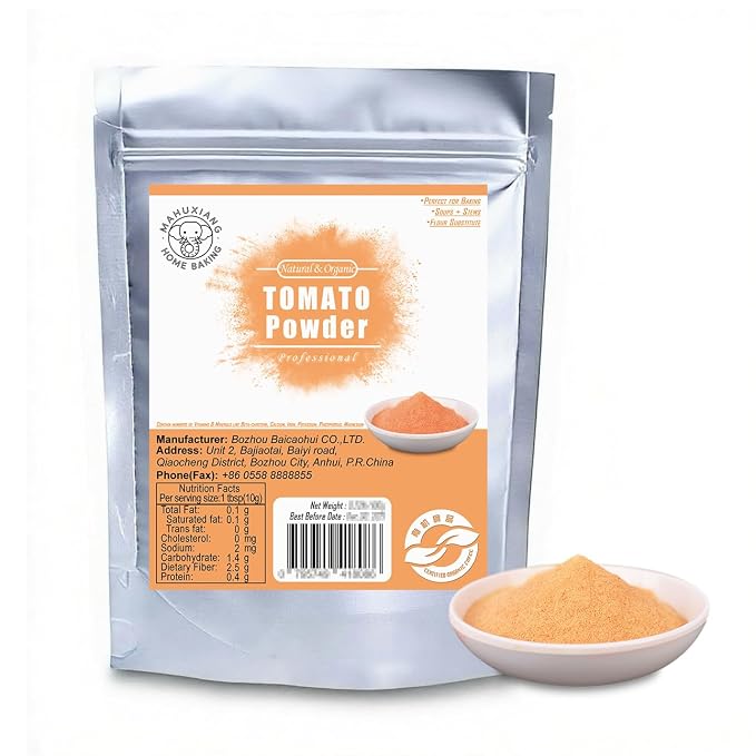 MAHUXIANG Organic Tomato Powder (35.2 oz / 1000 g) — Single-Ingredient Powder for Cooking, Baking, Sauces & Seasoning, No Added Salt or Ingredients, Gluten-Free