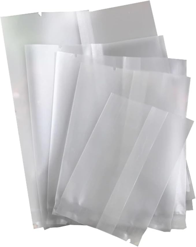 KayLe 4.3 x 5.9 Matte Treat Bags, 100 Count Heat Sealable PET Cookie Bags, Frosted Bakery Packaging Bags for Cookies, Candy & Snacks | 4.3 x 5.9 Matte 100