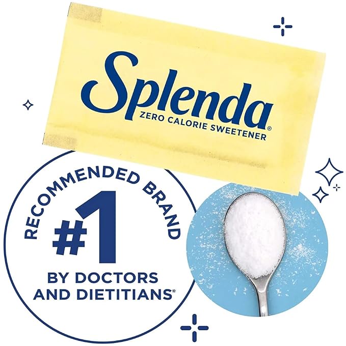 SPLENDA Zero Calorie Sweetener, 100 Count (Pack of 2)