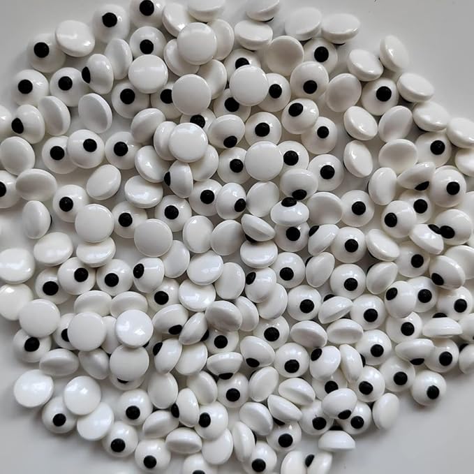 1 Bottle Candy Eyes Eyeballs - Cake Cupcake Toppers - Edible Baking Decorations for Cupcakes, Cakes, Cookies - Halloween, Christmas, Easter, and Edible Art Project Candy78g/2.75oz