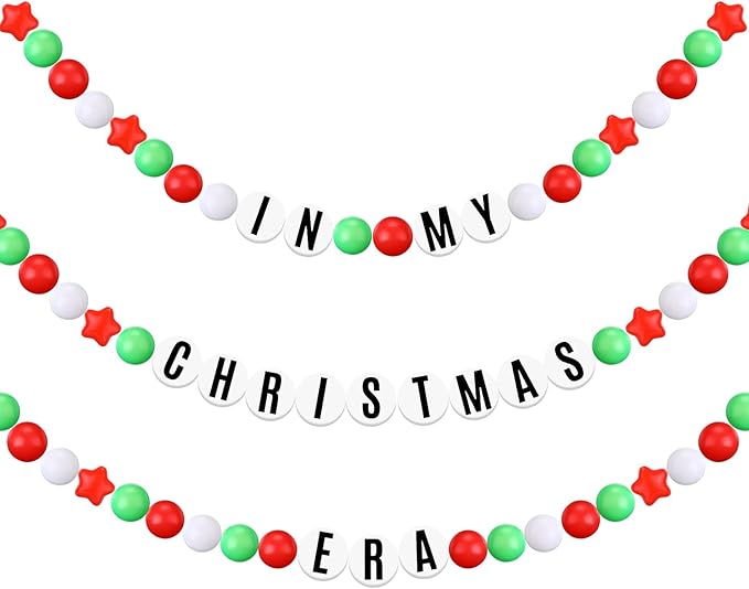 Simgoing 103 Pcs DIY Giant Friendship Bracelet Lei Kit Extra Large Beads Garland Jumbo Birthday Friendship Banner Kit Famous Singer Customizable Party Decor for Classroom(Bright Color)