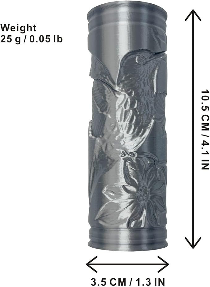 Pottery Clay Hummingbird Texture Roller | Polymer Molding Art Hand Rollers Tools,Embossing Pattern Rolling Pins for DIY Crafts Making,4.1 Inches,1 Piece