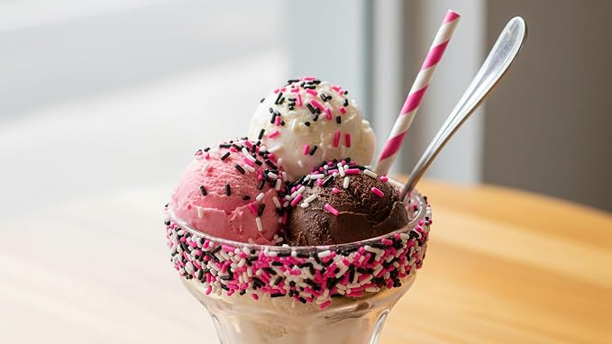 NCS Pink, Black & White Jimmies Edible Sprinkles – Cupcake, Cake & Cookie Decorations, 7 oz