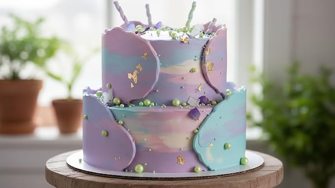 Zali Edible Pearl Sprinkles, Green, 26 Colors Mixed Size | Gluten Free, Food Grade, For Cakes, Cupcakes, Cookies, Donuts & Ice Cream, Wedding & Valentine's Day Decoration