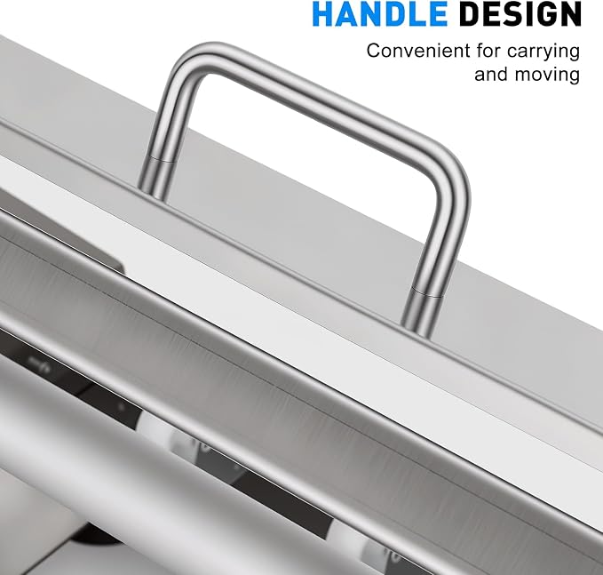 12-Inch Folding Pasta Dough Roller Machine, Stainless Steel Dough Press with 2 Rolling Boards Adjustable Thickness Doughs Sheeter for Baking Croissants Pizza Pasta White