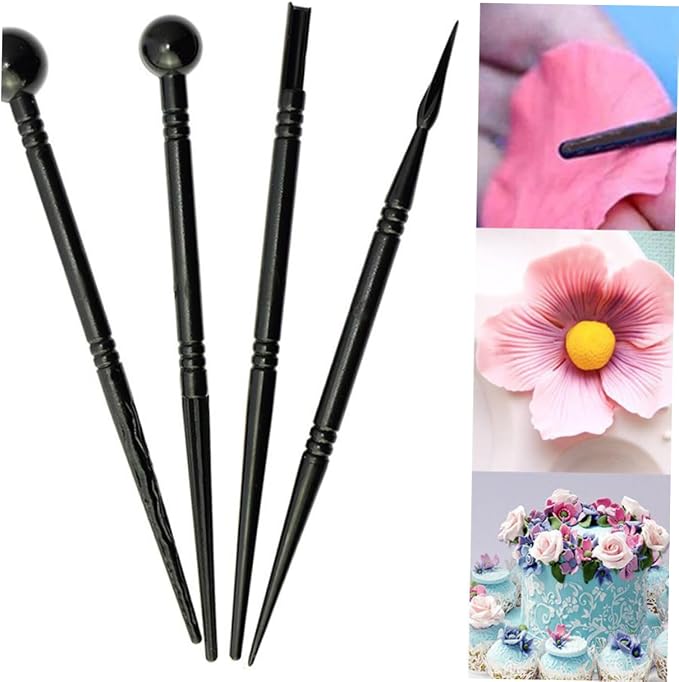 Unomor 13pcs Fondant Sculpting Tools Kit for Cake Decoration Versatile Modeling Pens for Sugar Craft Clay Pottery and Diy Projects Easy to Use for Beginners and Professionals