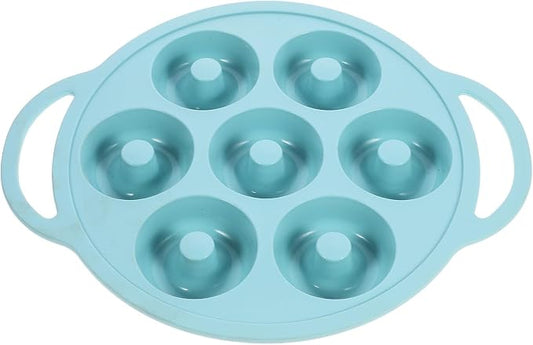 Wakauto Silicone Doughnut and Cake Mold Baking Pan Non-stick Flexible Donut Baking Tray Nordic Green for Home DIY Cake Making
