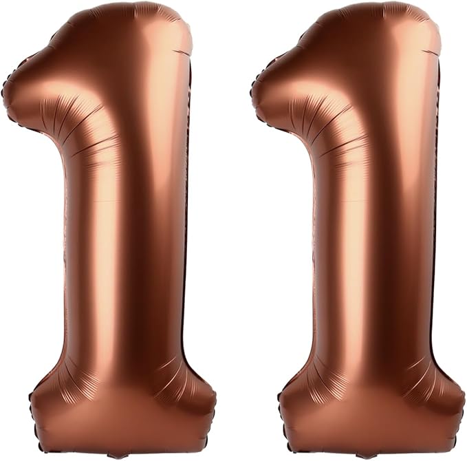 Dark Brown Number 13 Balloon 40 inch, Coffee Brown 13 Number Balloons, 13th Birthday Decorations, Chocolate 13 Year Old Girls Boys Dark Brown Party Supplies
