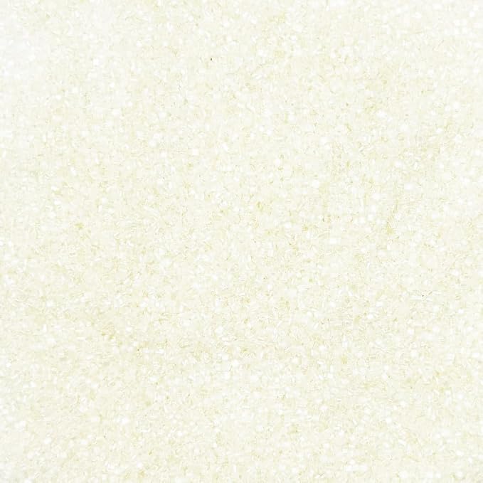 Senchanting White Sanding Sugar Sprinkles, Edible White Sprinkles for Cake Decorating Wedding Valentine's Day Party Baking Cookie Ice Cream Cupcake Decoration Holiday Supplies 90g/3.2oz