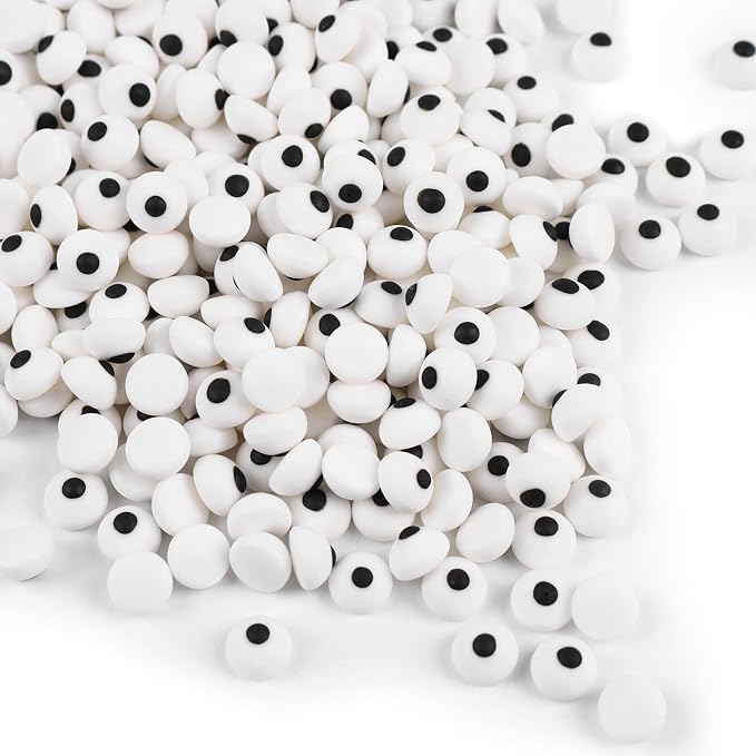 Candy Eyeballs Sprinkles 250 count Edible Eyes for Cake Decorating Cupcake, Cookies, Ice Cream Topper Cake Sprinkles Baking, Perfect for halloween Party, Christmas, New Year’S Eve, Easter (10mm Eyeballs)