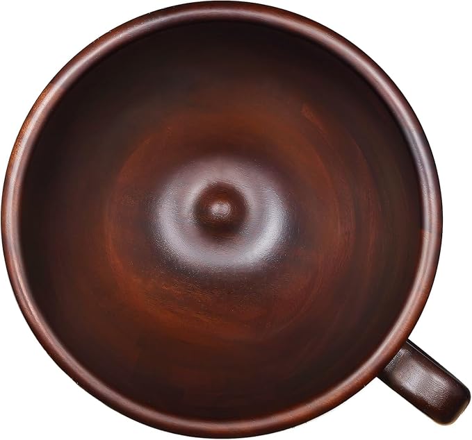 ULTICOR Premium Walnut Wood Mixing Bowl with Handle – Compatible with KitchenAid Mixer Bowl 4.5 & 5 QT Tilt-Head (K45, KSM75, KSM150 Series) – 5 Quart Wooden Bowl w/Stainless Steel Locking Base