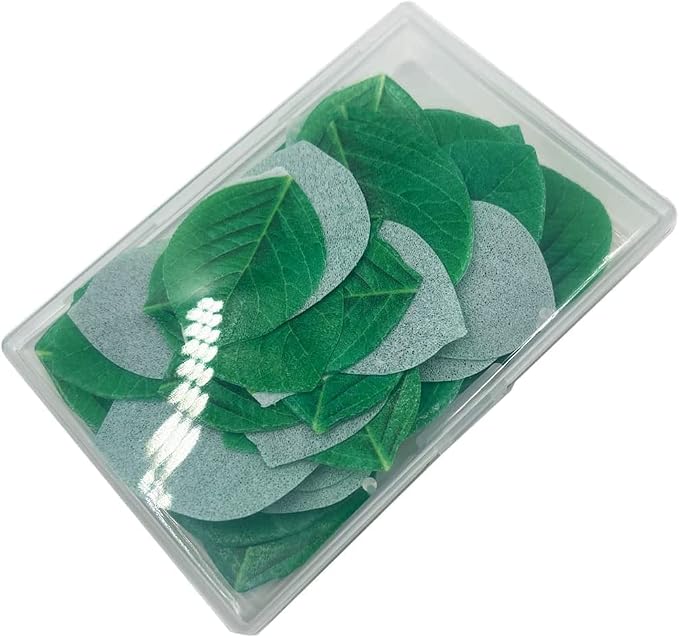 112Pcs Edible Green Leaves for Cupcake Toppers Rice Wafer Paper for St. Patricks Day, Easter Baby Shower Wedding Cake Happy Birthday Party Decoration Wedding/graduation/Hawii/Summer/Anniversary