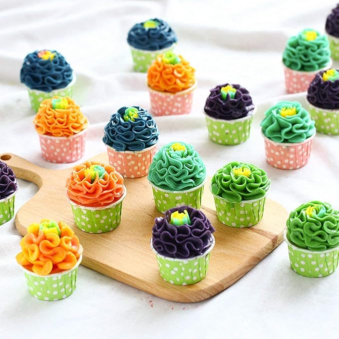 8 PCS Russian Piping Tips Set, BravOne Stainless Steel Russian Piping Ball Tips Flower Frosting Tips Icing Tips Piping Nozzles Cake Decorating Tips Kit