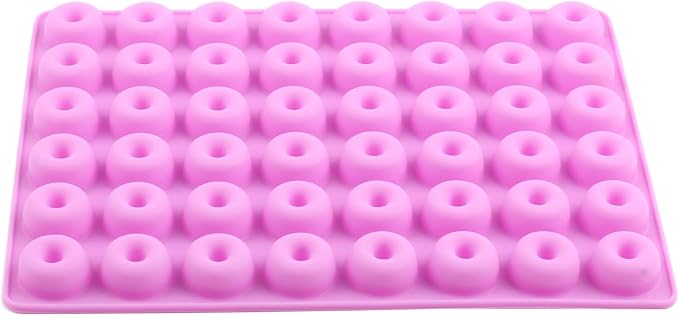 48 Cavity Donut Silicone Gummy Mold Mini Donut Candy Molds For Candy Gummy