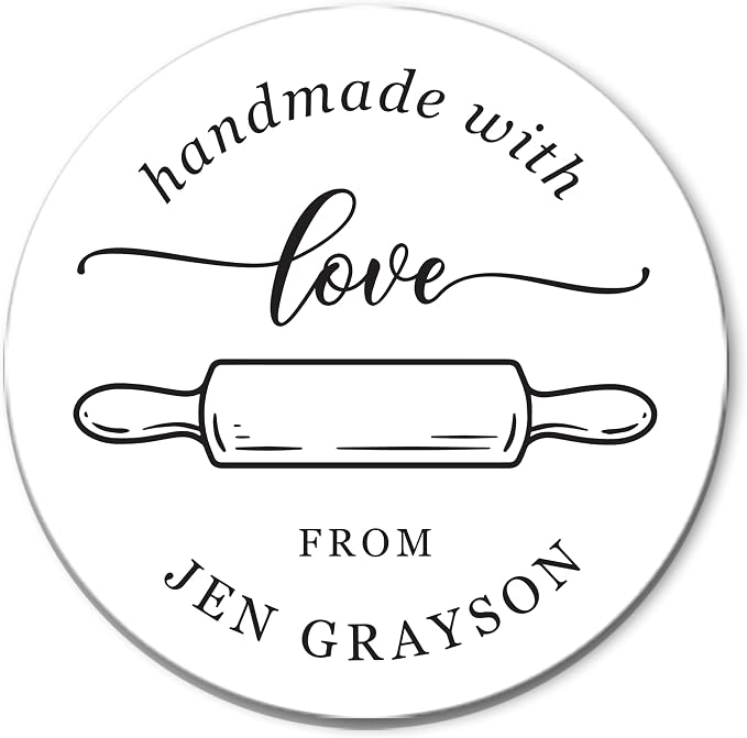 Stickers for Handmade with Love, From the Kitchen of Labels, Gift Stickers, Business Labels, Baked Good Favor Stickers
