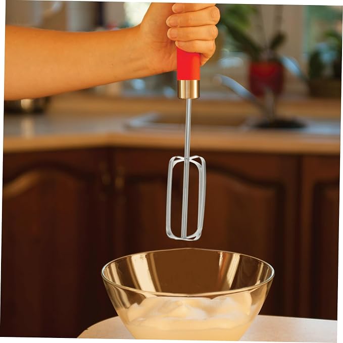 Hemobllo 2pcs Stainless Steel Egg Beater Replacement Parts for Hand Blender Electric Mixers Drill Whisk Attachment Wire Stirrer