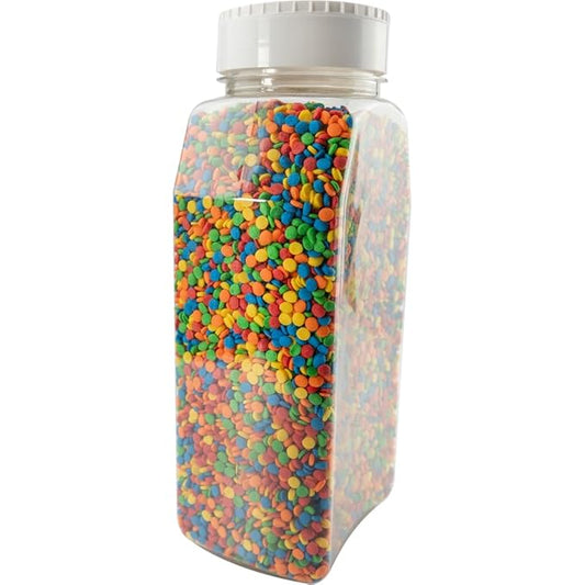 Cake Mate Bright Confetti Sprinkles – Colorful Red, Yellow, Green, Blue & Orange Sprinkles for Cakes, Cupcakes, Cookies, and More – 26oz Party Size with Easy-Pour Lid