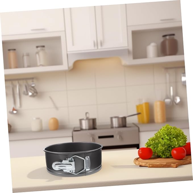 SOLUSTRE Detachable Bottom Stainless Steel Cake Mold Leakproof Round Pan for Cheesecake Birthday Christmas Baking