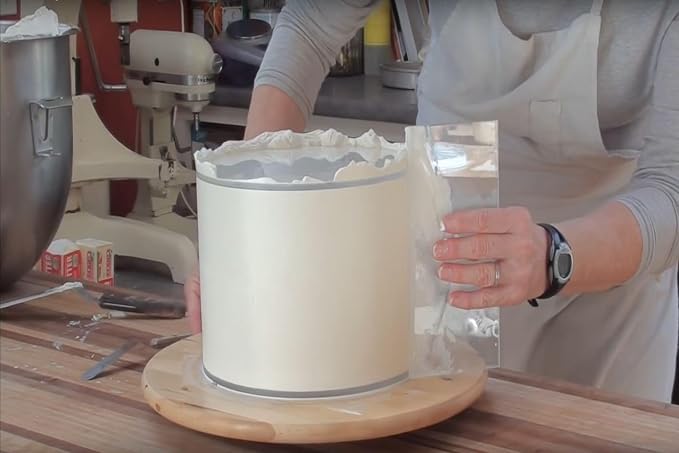CAKESAFE – 2-14.25” Clear ¼” Acrylic Disks – Perfect Icing Tool to Smooth the Buttercream on Your Cakes