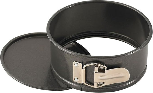 WINCO Springform Pan with Detachable Bottom, 6-Inch, Aluminized Steel,Black
