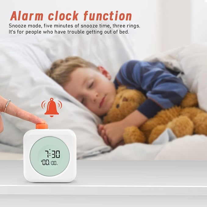 EooCoo Back to School Supplies Visual Timer 60-Minute Countdown (3-in-1) for Kids, Time Management Tool, Classroom Essential, Ideal Back-to-School Teacher Gift, Homeschool, Kitchen, ADHD Users