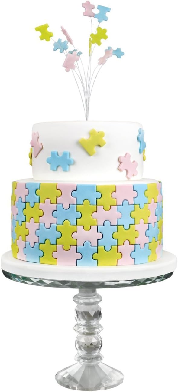 PME Geometric Multicutter for Cake Design Puzzle, Small, Medium & Large Size, Set of 3