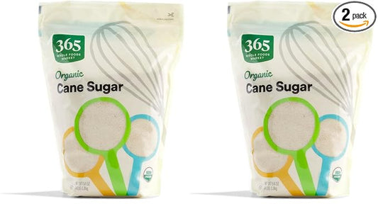 365 by Whole Foods Market, Organic Cane Sugar, 64 Ounce (Pack of 2)
