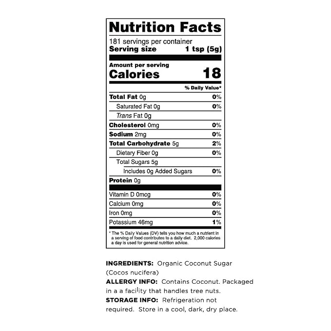 Terrasoul Superfoods Organic Coconut Sugar, 6 Pounds
