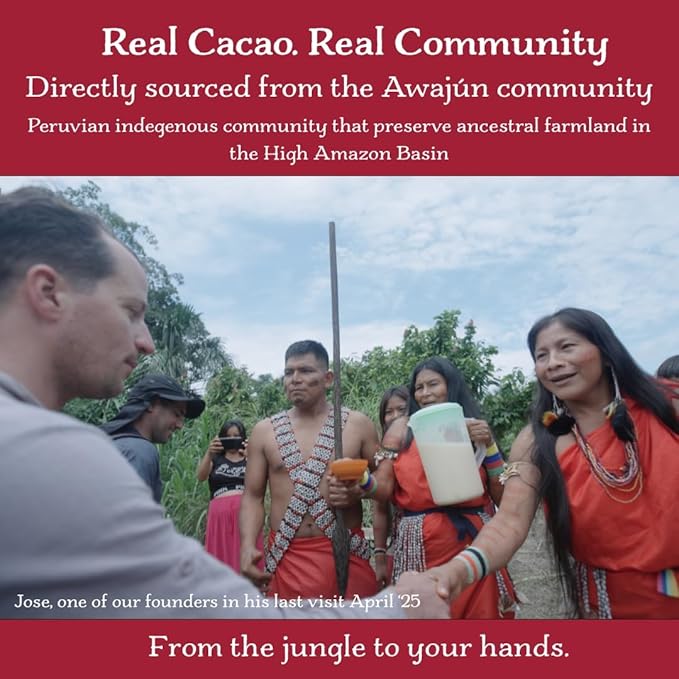 Cacao Adventures Ceremonial Cacao Block, High-Amazon Basin, 8 oz