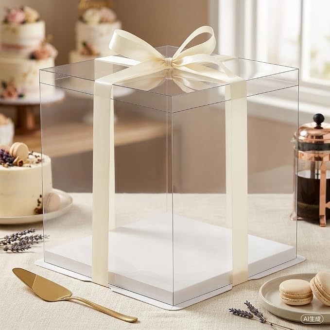 14 Inch Large Cake Boxes, Bulk 30 Pack Commercial Grade – For Tiered & Sheet Cakes, Extra Sturdy Bakery Boxes, Bulk Order Value,Heavy-Duty Bakery & Wholesale Packaging, For Large Cake Business