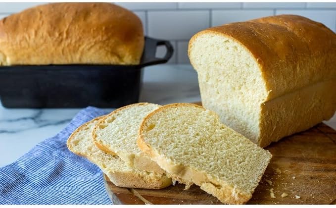 Lodge Seasoned Cast Iron Loaf Pan 8.5 Inches - Pre-Seasoned Rectangular Cast Iron Bakeware- Even Browning Bread Pan with Easy-Release Finish - PFAS-Free Non-Toxic Cookware (Pack of 3)