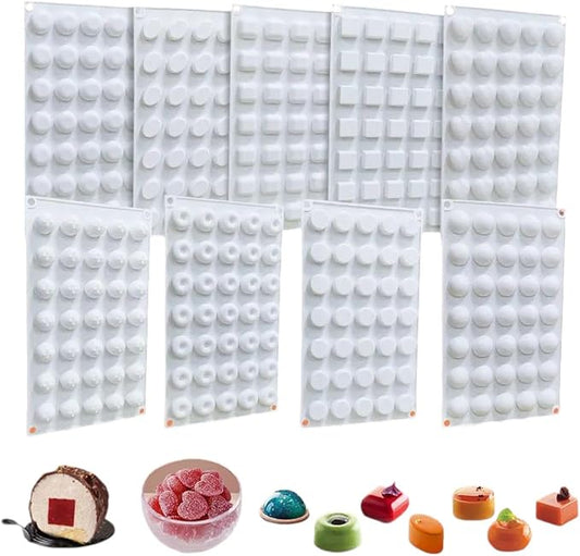 New For Arrival 2025 3D Chocolate Candy Mold Silicone Molds For Confectionery Heart Donuts Candy Jello Pudding Doughnut Mould Baking Forms Tools Tray Mold Decoration Kitchen Accessories Creative Gift